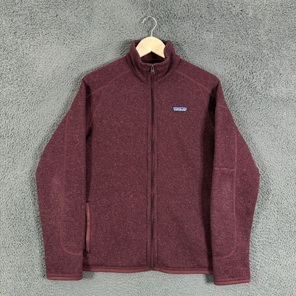 Patagonia Better Sweater Mens Large Red Full Zip Long Sleeve Pullover